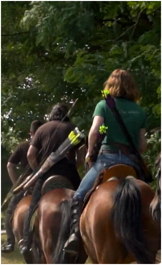 archers on a horses